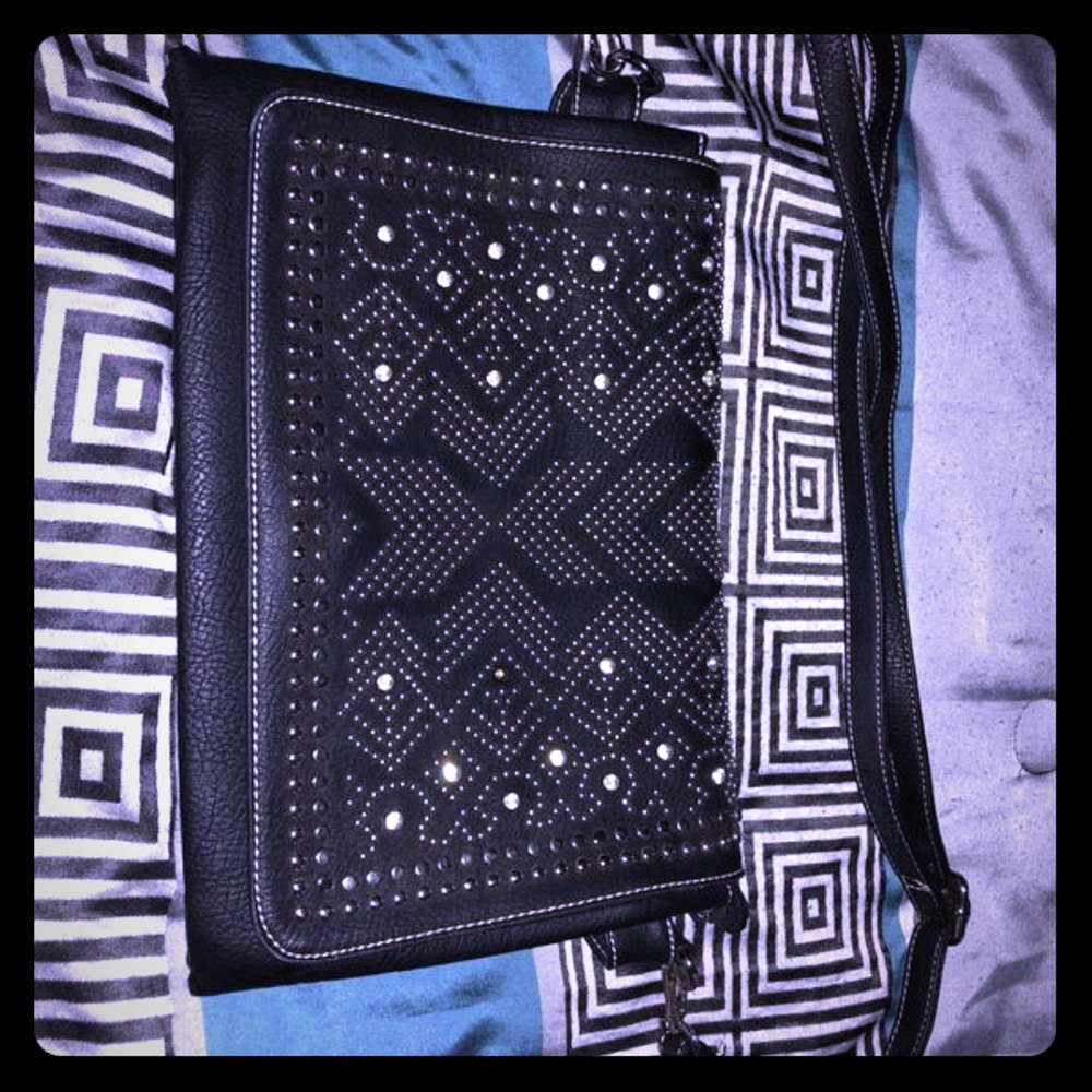Bling cross over handbag